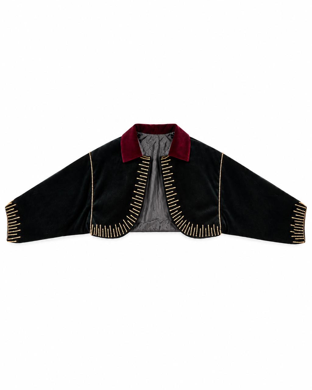 Velvet Cropped Jacket