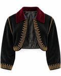 Velvet Cropped Jacket