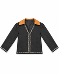 Leather Collar Jacket