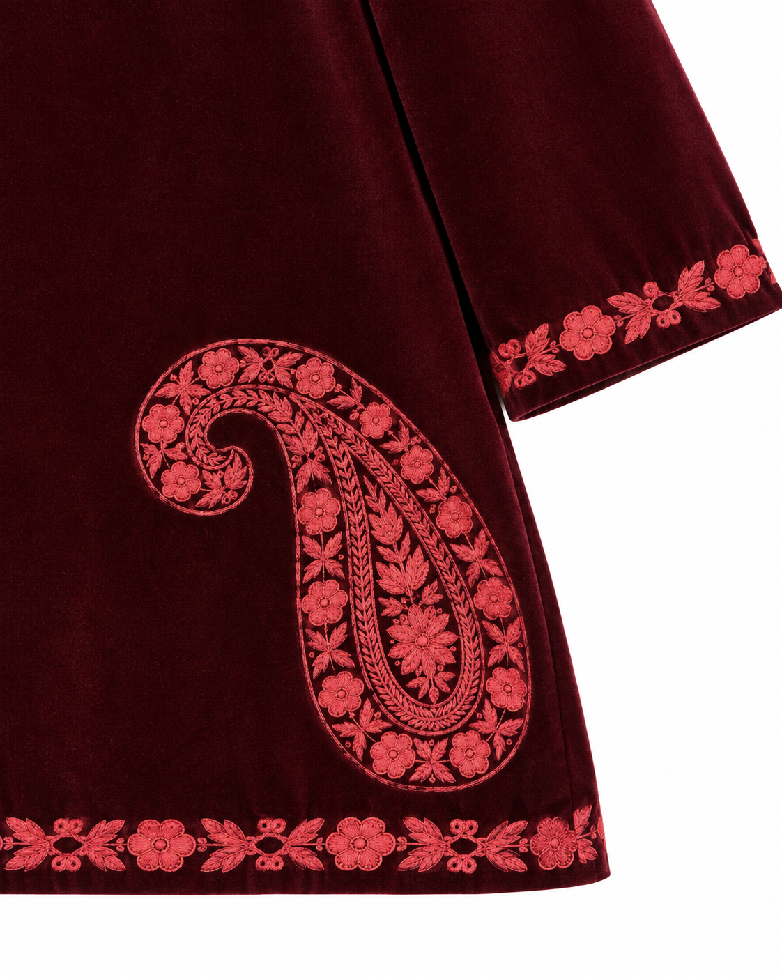 Velvet Monochromatic Dress